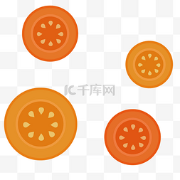 果汁图片_橘色橙子简笔画图案