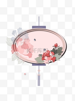 中秋节矢量灯笼图片_微立体古典传统中国风节日装饰牡