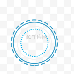 抽象几何圆环锯齿