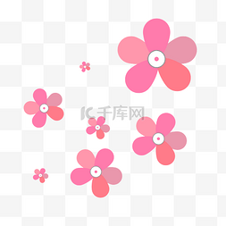 背景h5背景图片_粉色烂漫的樱花素材