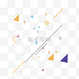 大促电商背景图片_卡通矢量促销漂浮氛围电商免抠元