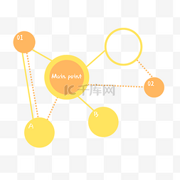 彩色商务科技金融图表插画