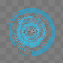 科技感大数据装饰人工智能几何圆