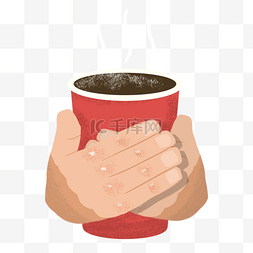 现磨咖啡图片_双手捧着现磨咖啡