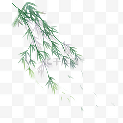 中国风的竹子图片_卡通手绘中国风竹子