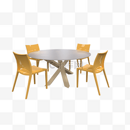 黄色桌子纹理图片_简约写实桌子椅子