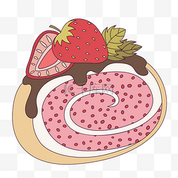 切开的蛋糕蛋糕图片_美味草莓生日蛋糕