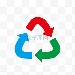 绿色垃圾桶图标素材