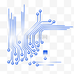 蓝装饰图案图片_科技装饰图案基因分子