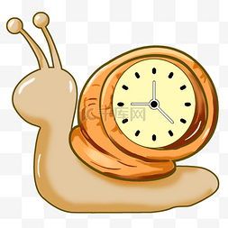 蜗牛闹钟时间钟表