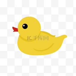 手绘黄色小鸭子设计