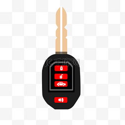 车钥匙图片_扁平化汽车配件车钥匙设计