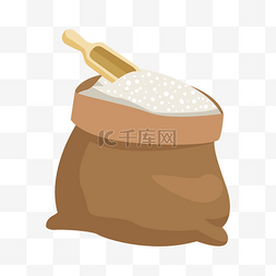 大米粮食图片_手绘粮食大米插画