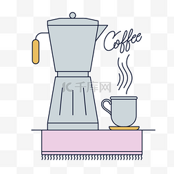 海报app图片_咖啡机休闲时刻咖啡