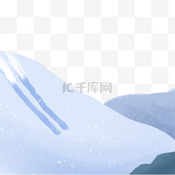 卡通雪山免费下载