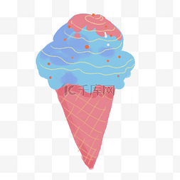 夏季宇宙杯冰淇淋png图