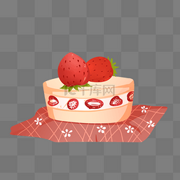 芝士图片_生日草莓蛋糕