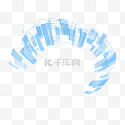 科技感几何形状图案大数据科技装