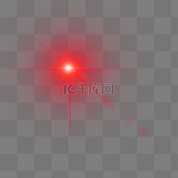 红色光晕图片_红色PSD透明底