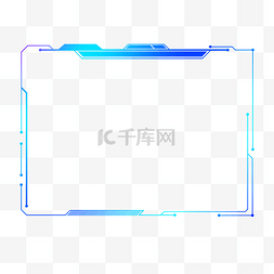 高清图标素材图片_科技元素边框高清图