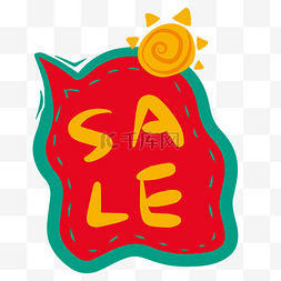 sale图片_红色SALE 