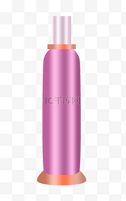 漂亮的瓶子图片_手绘紫色瓶子插画