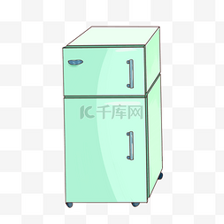 耐热冷藏图片_厨房家具冰箱插画