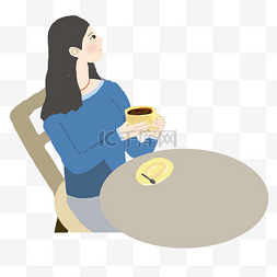 喝咖啡的女人图片_ 喝咖啡的女人 