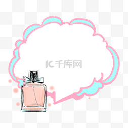 香水图片_美妆小框粉色香水瓶