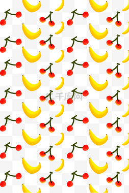 黄色的香蕉图片_黄色的香蕉底纹插画