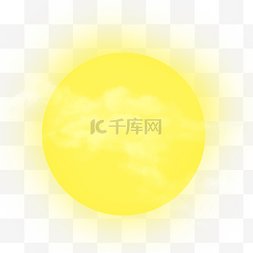 中秋节抠图素材图片_手绘黄色的月光免抠图