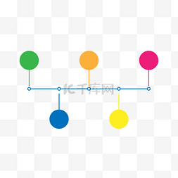 手绘桃花图片_矢量手绘PPT标签