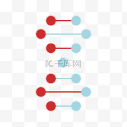 ppt图片_医疗分子矢量装饰图案