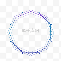 商务免扣素材图片_商务风格不规则办公线框科技感