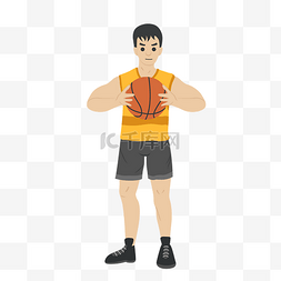 篮球运动员矢量素材