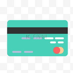 扁平化简约信用卡会员卡卡片