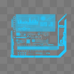 高清图片_科技感PSD透明底