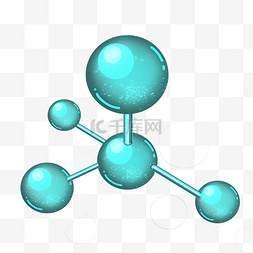 风格立体矢量图片_矢量化学分子科学手绘免扣