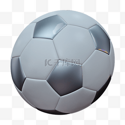 比赛素材免费下载图片_灰色的足球免抠图