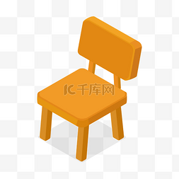 椅子的图片_可爱凳子插画