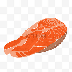 寿司三文鱼手绘图片_美味食物三文鱼卡通元素