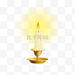 蜡烛烛光图片_教师节蜡烛PNG素材