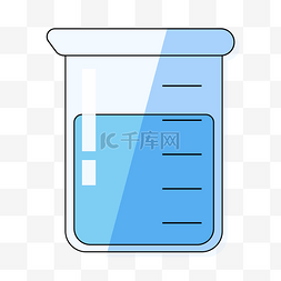 有害化学图片_化学实验烧杯插画