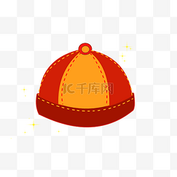 新年帽子插画图片_手绘新年帽子