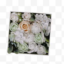 爱心玫瑰礼盒图片_美丽的礼物盒子鲜花礼盒