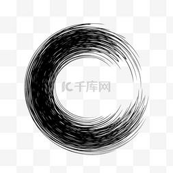 中国风图片_中国风笔刷圆环