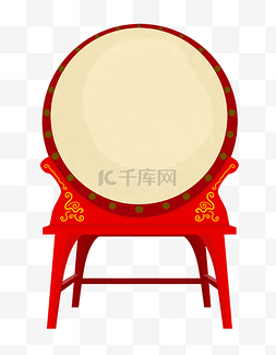 中国古典锣鼓插画