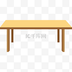 木桌上的碗图片_卡通桌子PNG