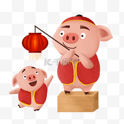 2019年新猪猪形象卡通设计