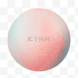 抽象粉色艺术点缀球